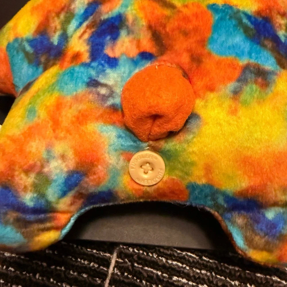 Fuggler Rabid Rabbit Plush Unisex Medium Multicolor NEW Tie Dye Monster Toy